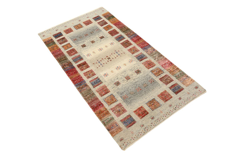 Alfombra Gabbeh - Loribaft Indus - 140 x 75 cm - multicolor