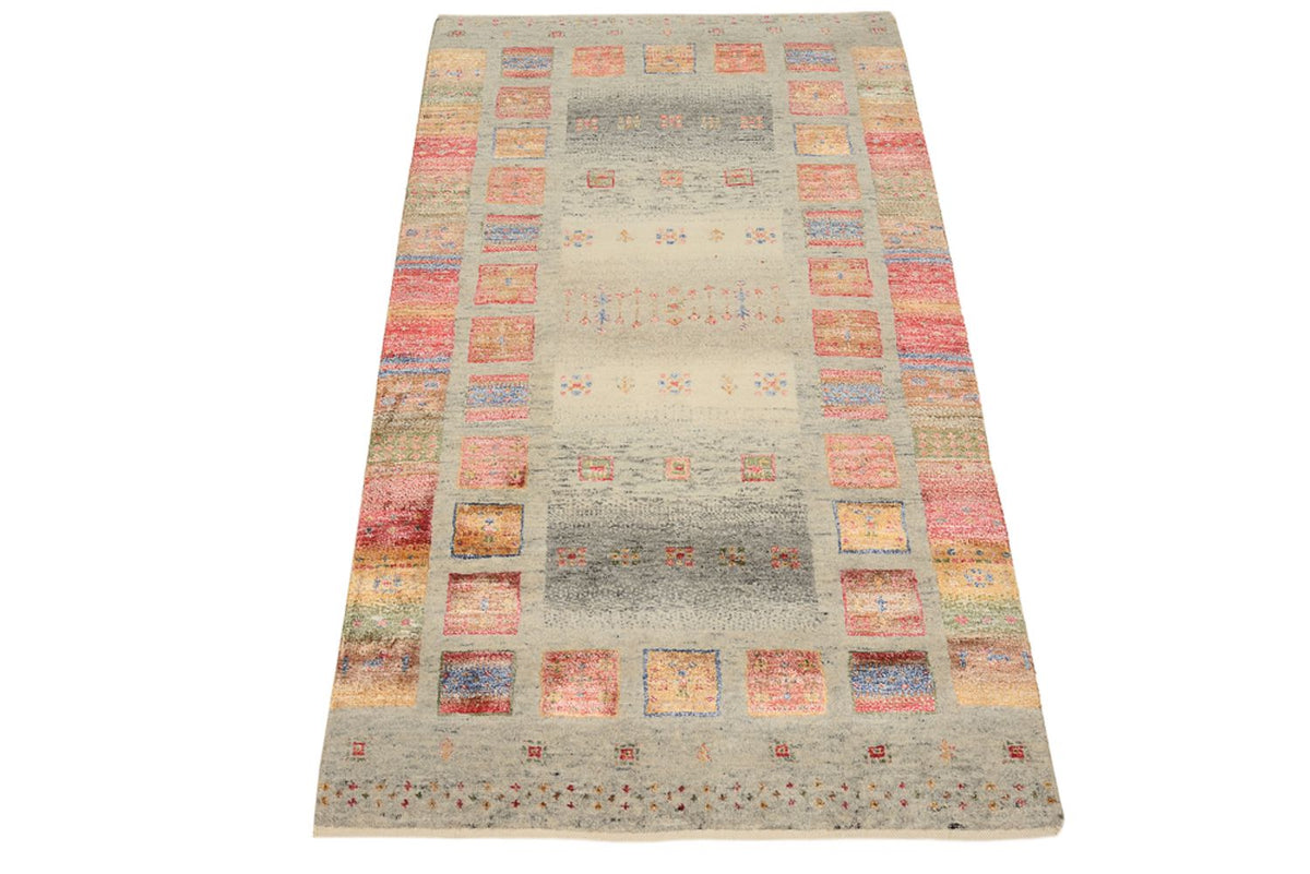 Alfombra Gabbeh - Loribaft Indus - 140 x 75 cm - multicolor