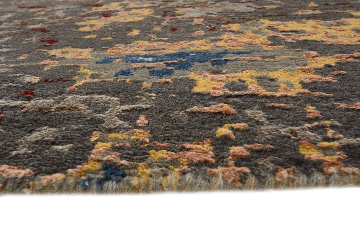 Alfombra de diseño redondo  - 182 x 180 cm - multicolor