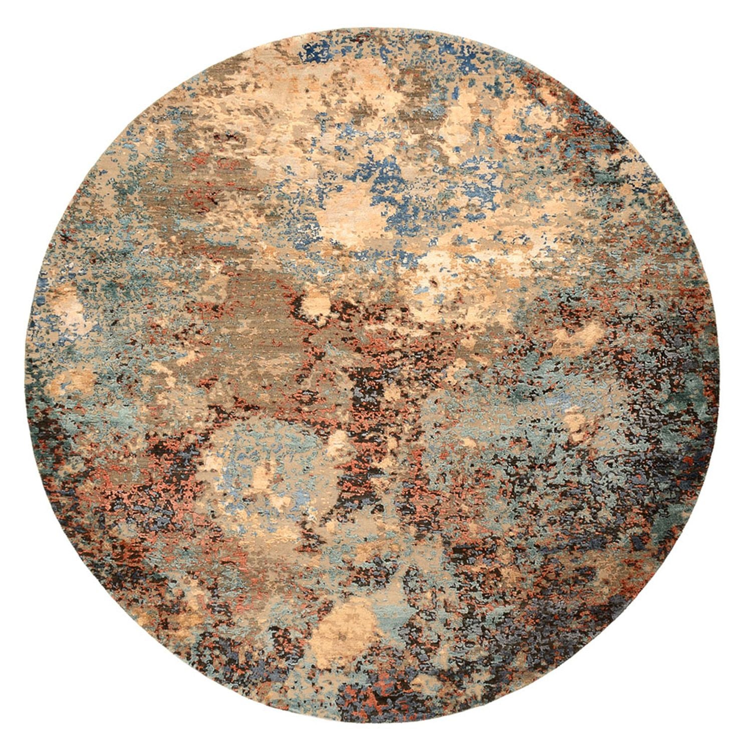 Alfombra de diseño - 241 x 239 cm - multicolor