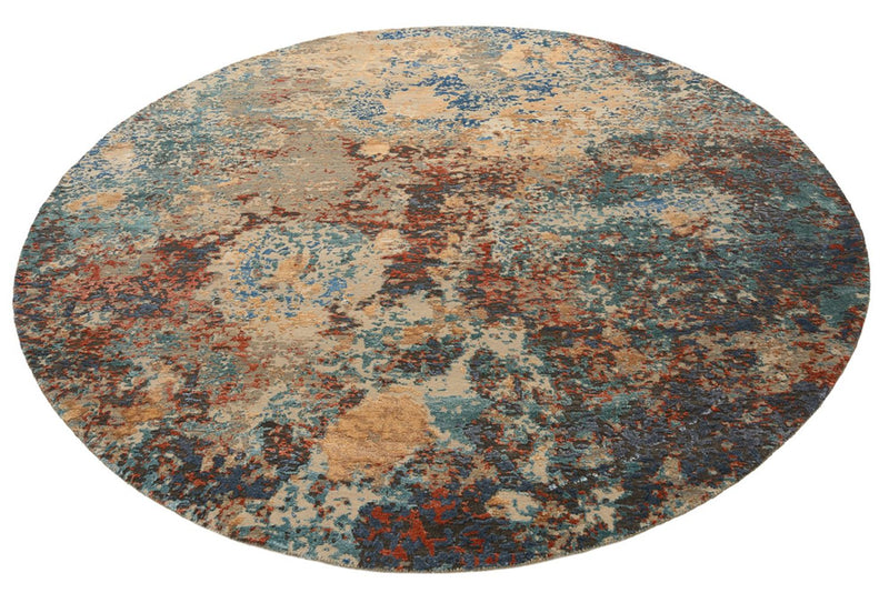 Alfombra de diseño - 241 x 239 cm - multicolor