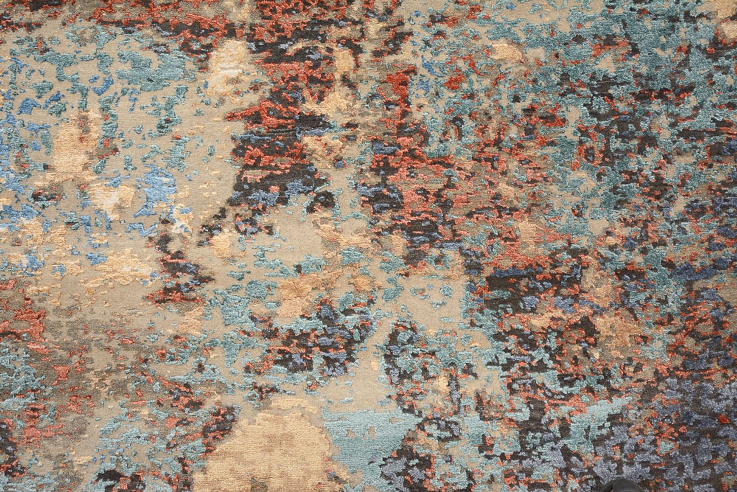 Alfombra de diseño - 241 x 239 cm - multicolor