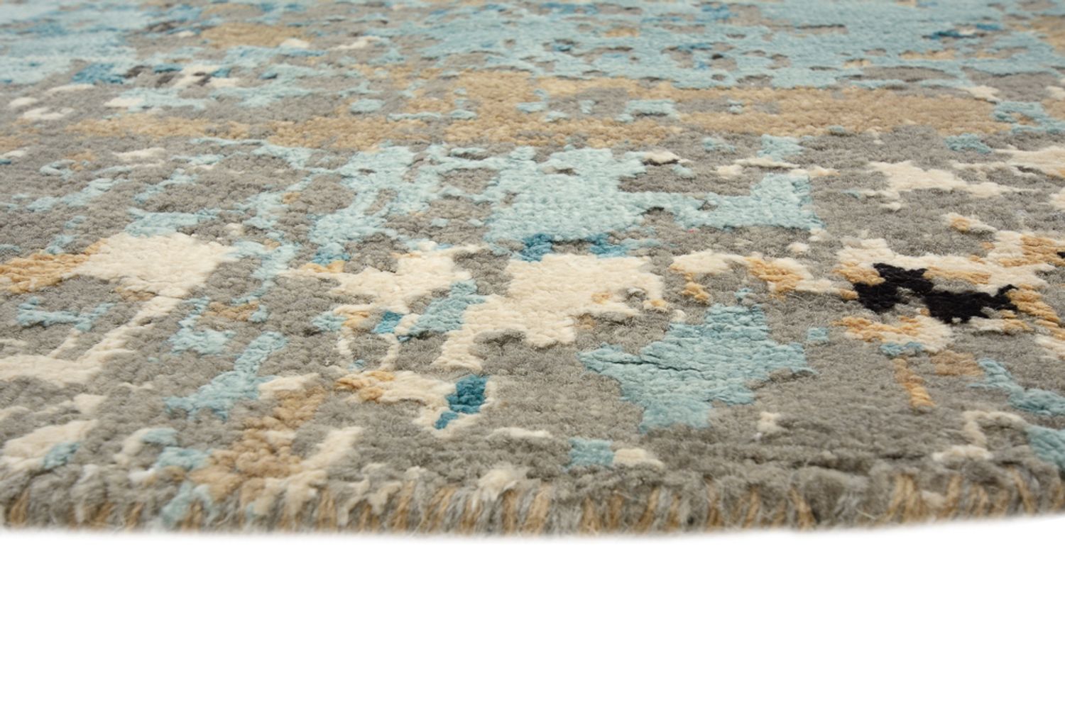 Alfombra de diseño redondo  - 179 x 176 cm - multicolor