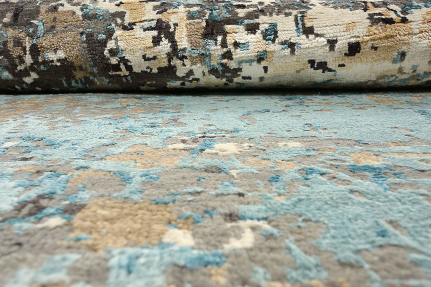 Alfombra de diseño redondo  - 179 x 176 cm - multicolor