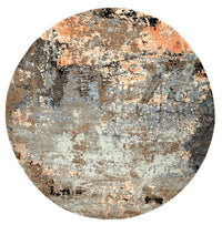 Alfombra de diseño redondo  - 243 x 241 cm - multicolor