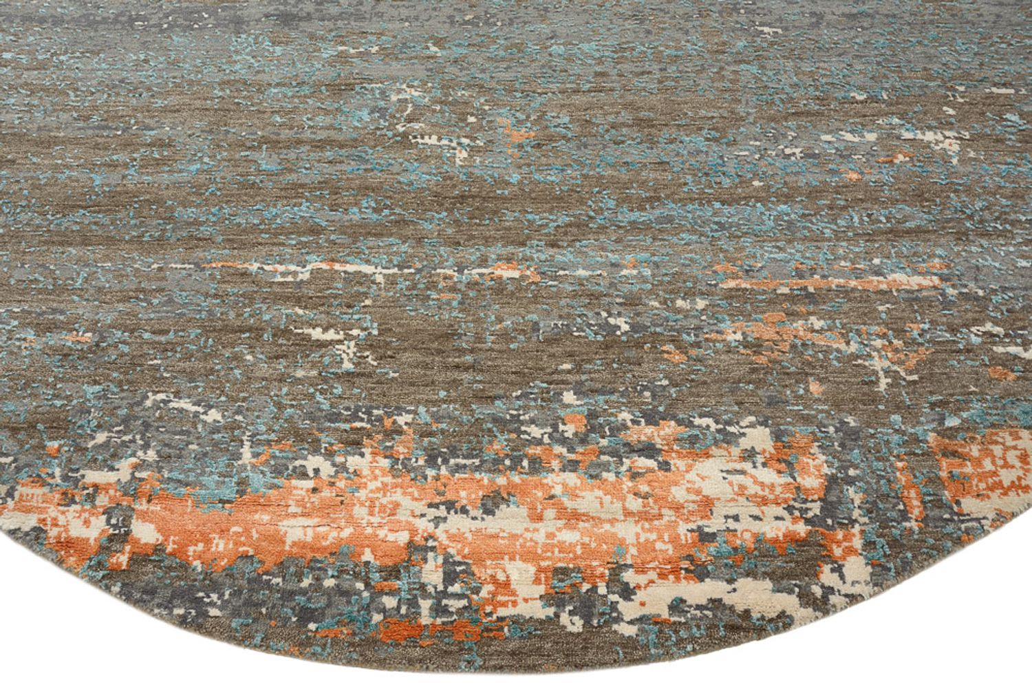 Alfombra de diseño - 242 x 240 cm - multicolor