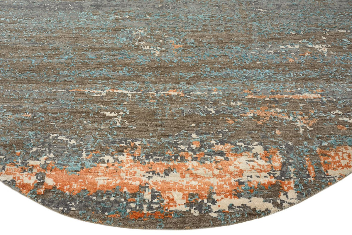 Alfombra de diseño - 242 x 240 cm - multicolor