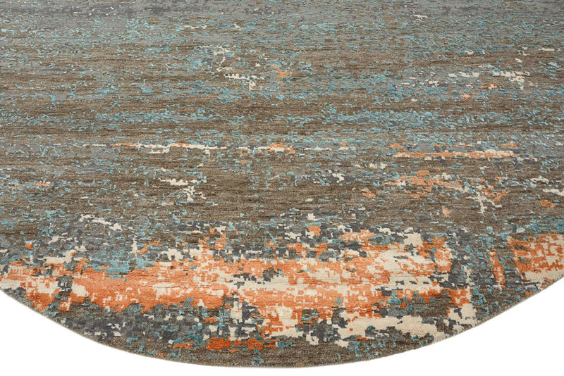 Alfombra de diseño - 242 x 240 cm - multicolor
