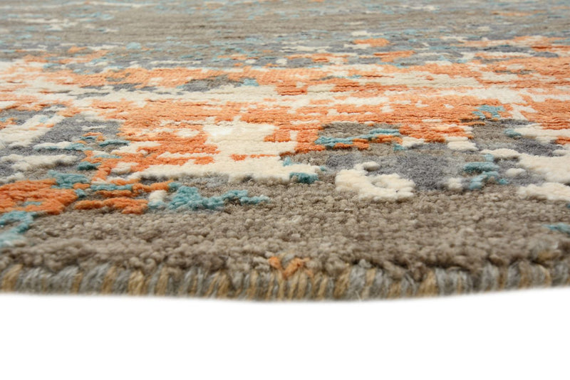 Alfombra de diseño - 242 x 240 cm - multicolor