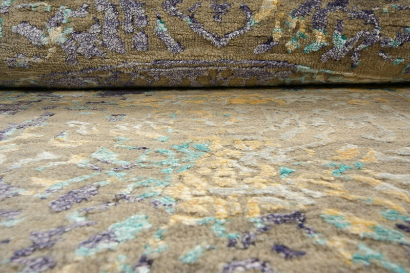 Alfombra de diseño - 240 x 238 cm - multicolor