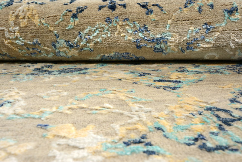 Alfombra de diseño redondo  - 201 x 199 cm - multicolor