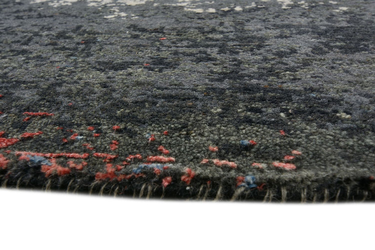 Alfombra de diseño redondo  - 185 x 183 cm - multicolor