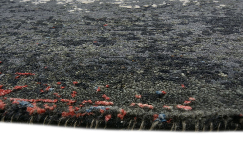 Alfombra de diseño redondo  - 185 x 183 cm - multicolor