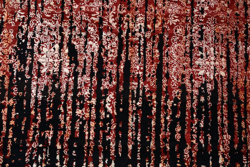 Alfombra de diseño - 338 x 251 cm - multicolor