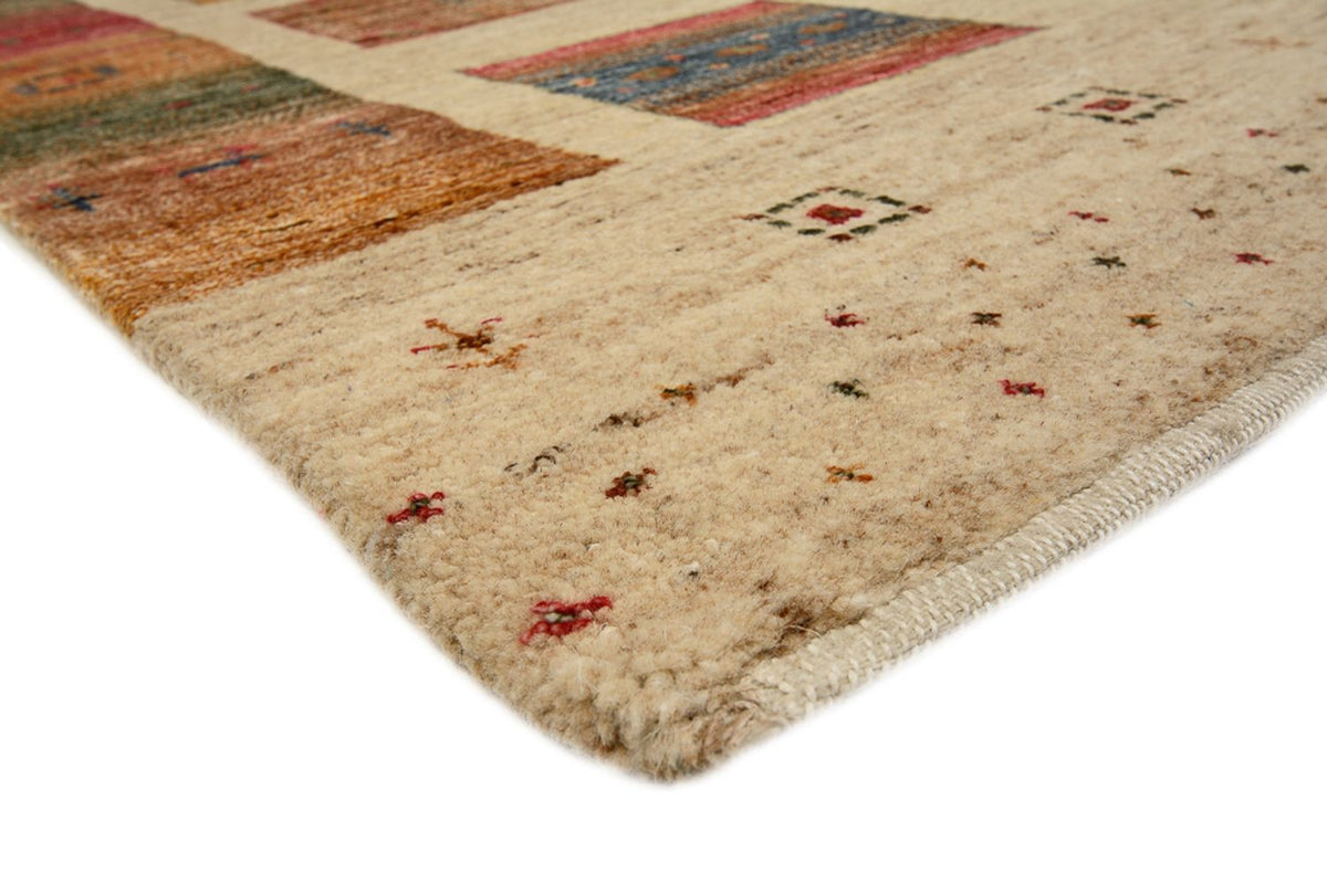Alfombra Gabbeh - Loribaft Indus cuadrado  - 205 x 203 cm - multicolor