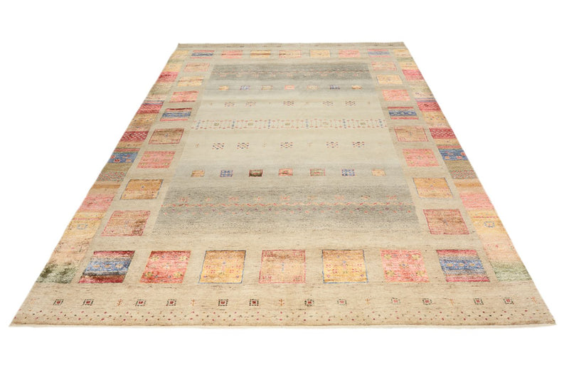 Alfombra Gabbeh - Loribaft Indus - 302 x 206 cm - multicolor