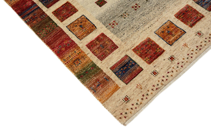 Alfombra de pasillo Alfombra Gabbeh - Loribaft Indus - 295 x 82 cm - multicolor