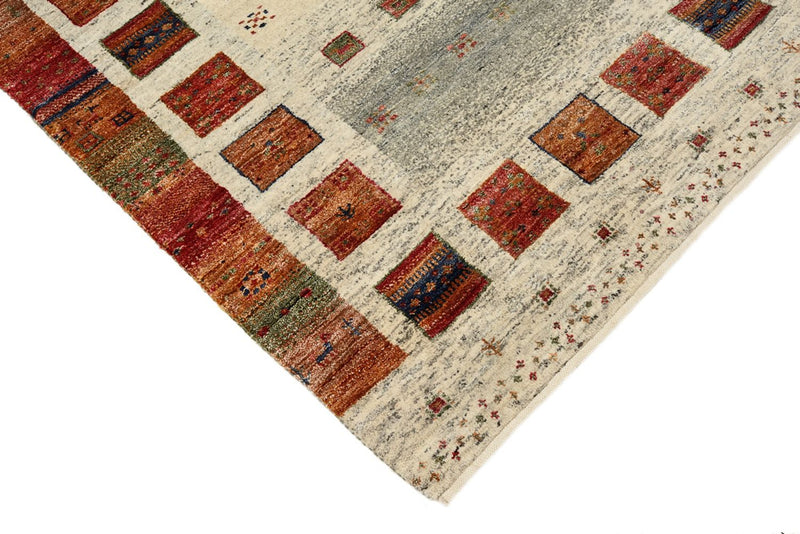 Alfombra de pasillo Alfombra Gabbeh - Loribaft Indus - 294 x 82 cm - multicolor