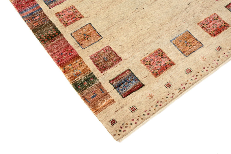 Alfombra de pasillo Alfombra Gabbeh - Loribaft Indus - 204 x 95 cm - multicolor