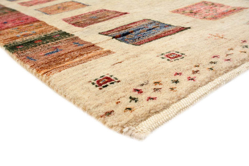 Alfombra de pasillo Alfombra Gabbeh - Loribaft Indus - 204 x 95 cm - multicolor