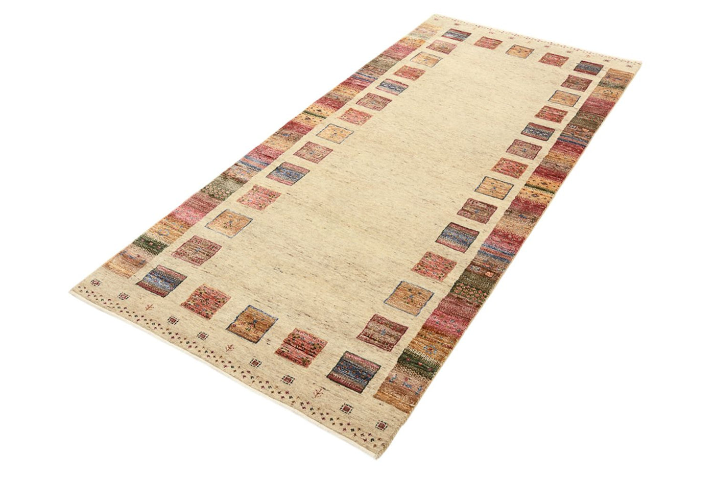 Loribaft Indo Alfombra 202x94cm - Alfombra de lana