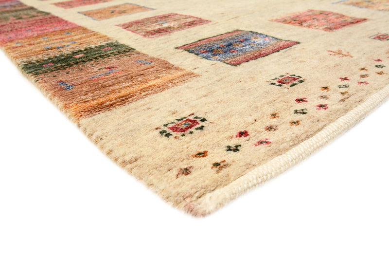 Alfombra de pasillo Alfombra Gabbeh - Loribaft Indus - 202 x 94 cm - multicolor