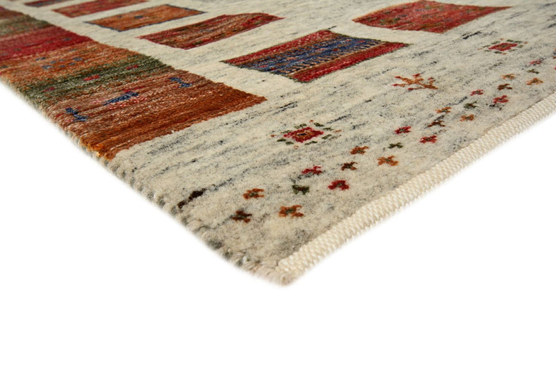 Alfombra de pasillo Alfombra Gabbeh - Loribaft Indus - 256 x 84 cm - multicolor