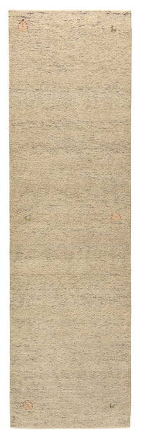 Alfombra de pasillo Alfombra Gabbeh - Loribaft Indus - 296 x 84 cm - camello