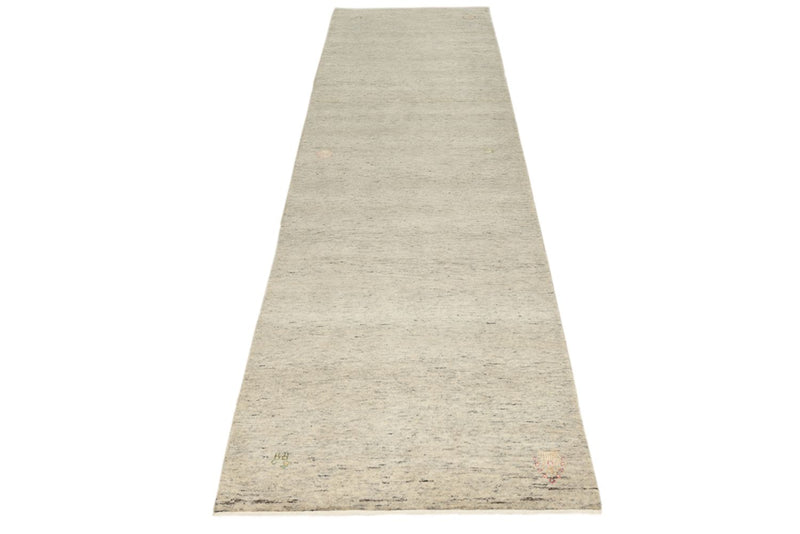 Alfombra de pasillo Alfombra Gabbeh - Loribaft Indus - 296 x 84 cm - camello