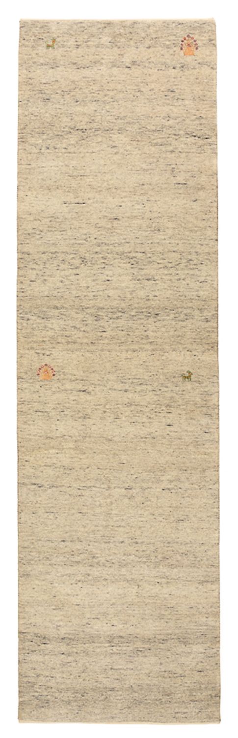 Alfombra de pasillo Alfombra Gabbeh - Loribaft Indus - 292 x 83 cm - camello