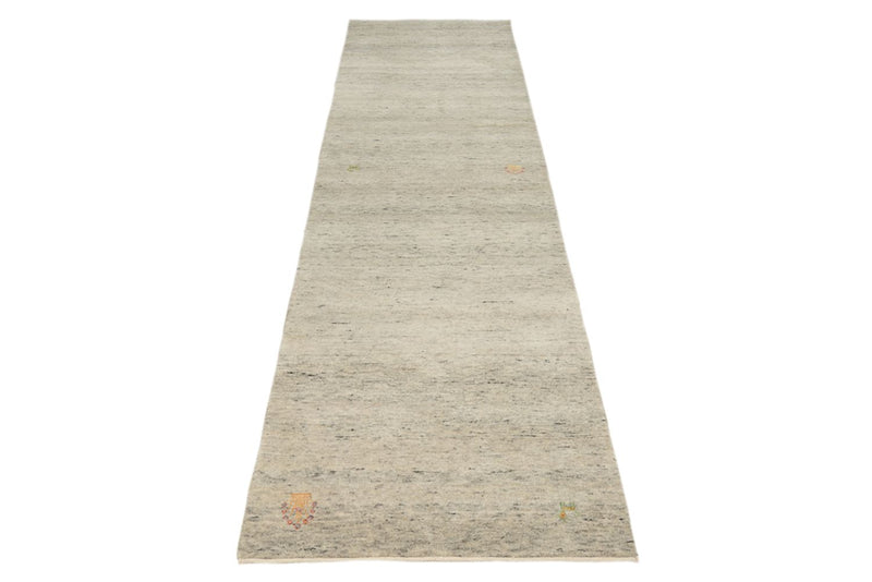 Alfombra de pasillo Alfombra Gabbeh - Loribaft Indus - 292 x 83 cm - camello