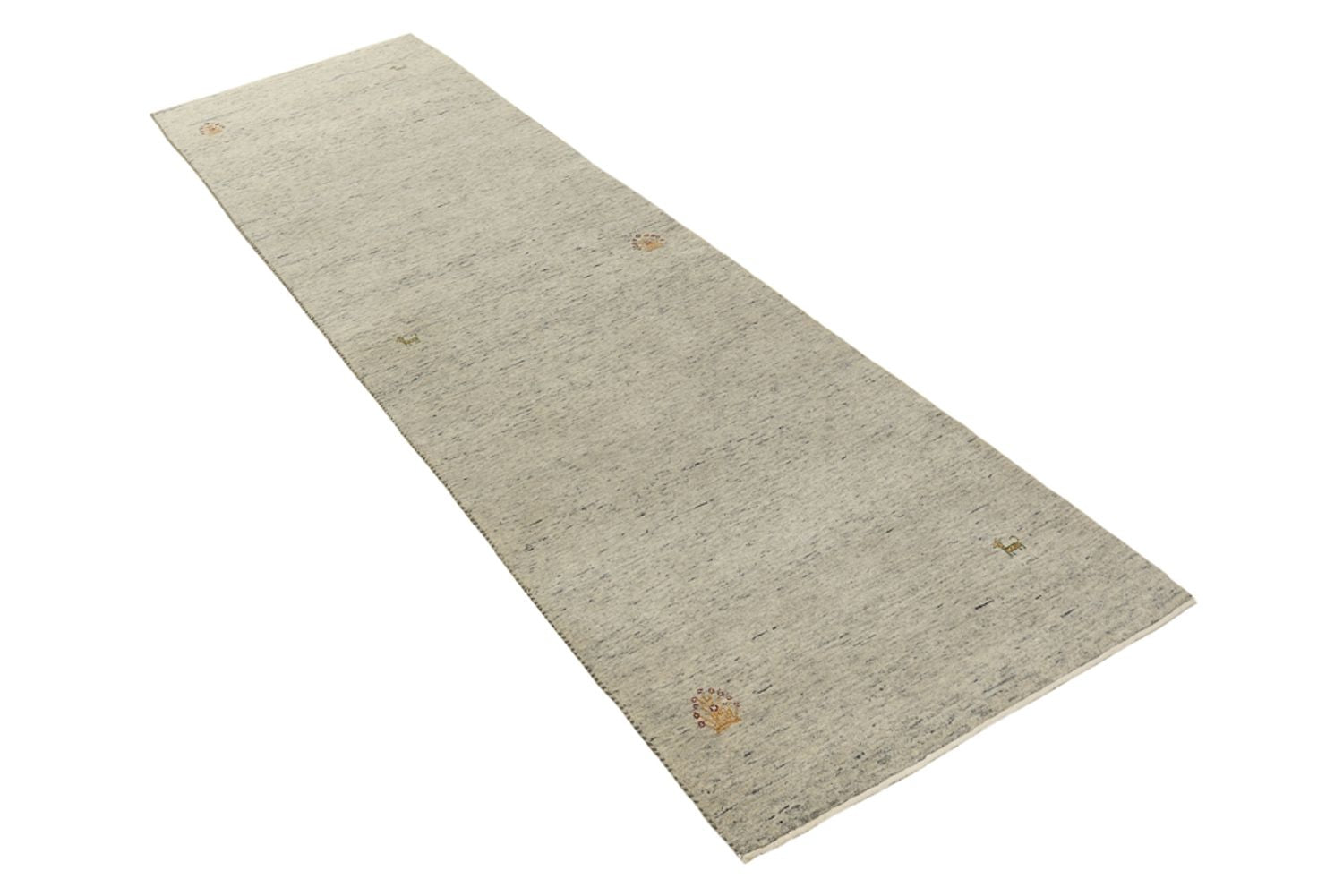 Alfombra de pasillo Alfombra Gabbeh - Loribaft Indus - 241 x 74 cm - camello