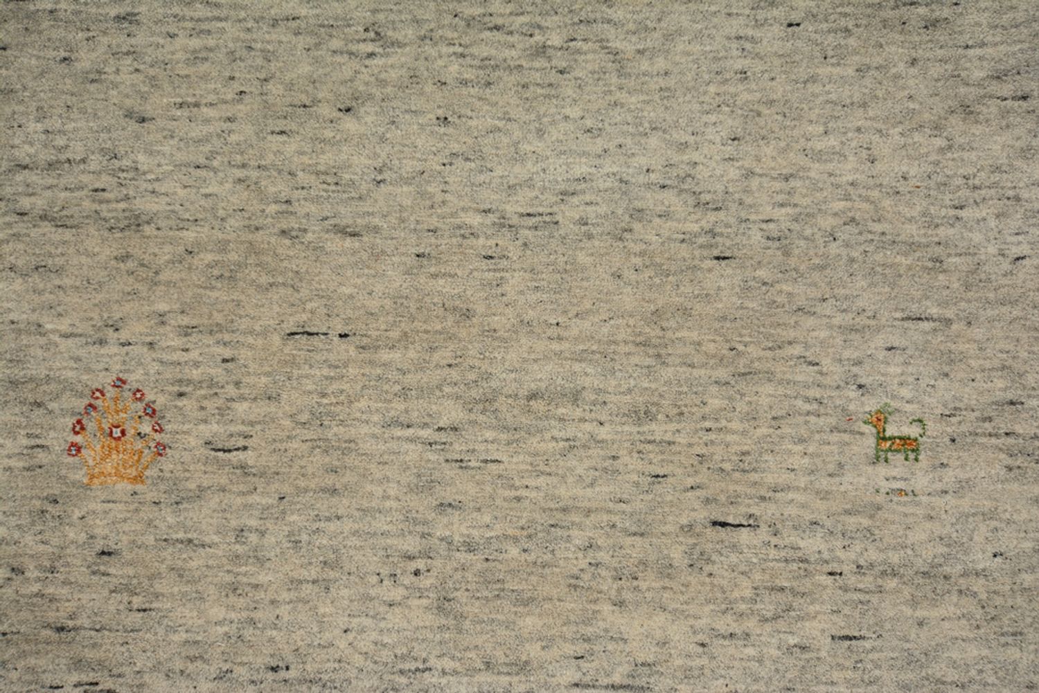 Alfombra de pasillo Alfombra Gabbeh - Loribaft Indus - 241 x 74 cm - camello