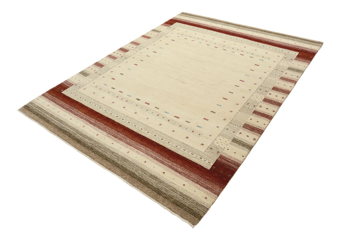 Alfombra Gabbeh - Loribaft Indus - 229 x 174 cm - beige claro