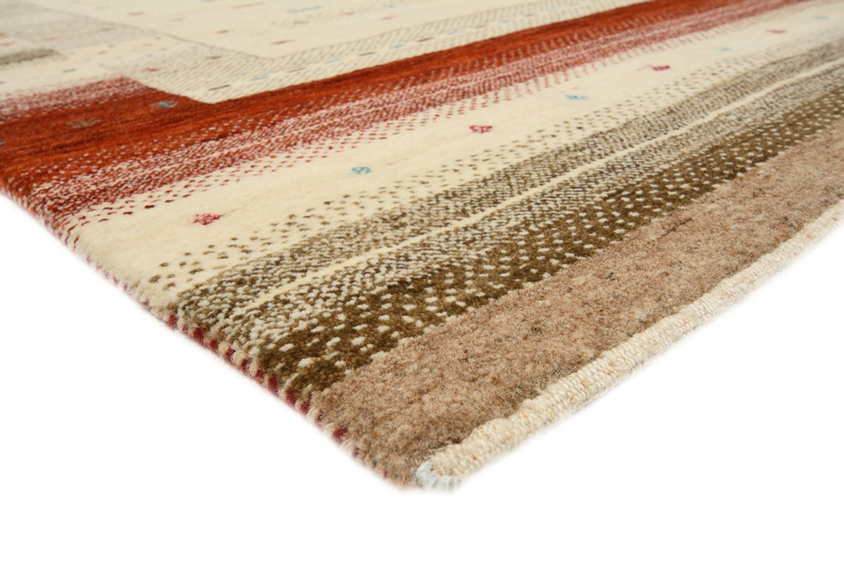 Alfombra Gabbeh - Loribaft Indus - 229 x 174 cm - beige claro