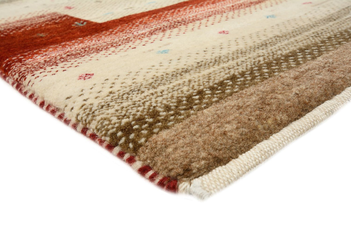 Alfombra Gabbeh - Loribaft Indus - 199 x 158 cm - beige claro