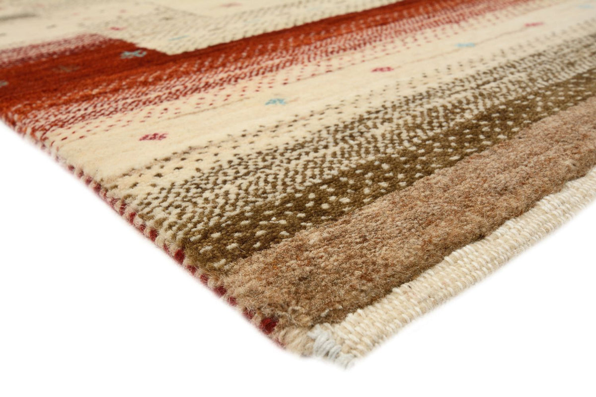 Alfombra Gabbeh - Loribaft Indus - 199 x 155 cm - beige claro