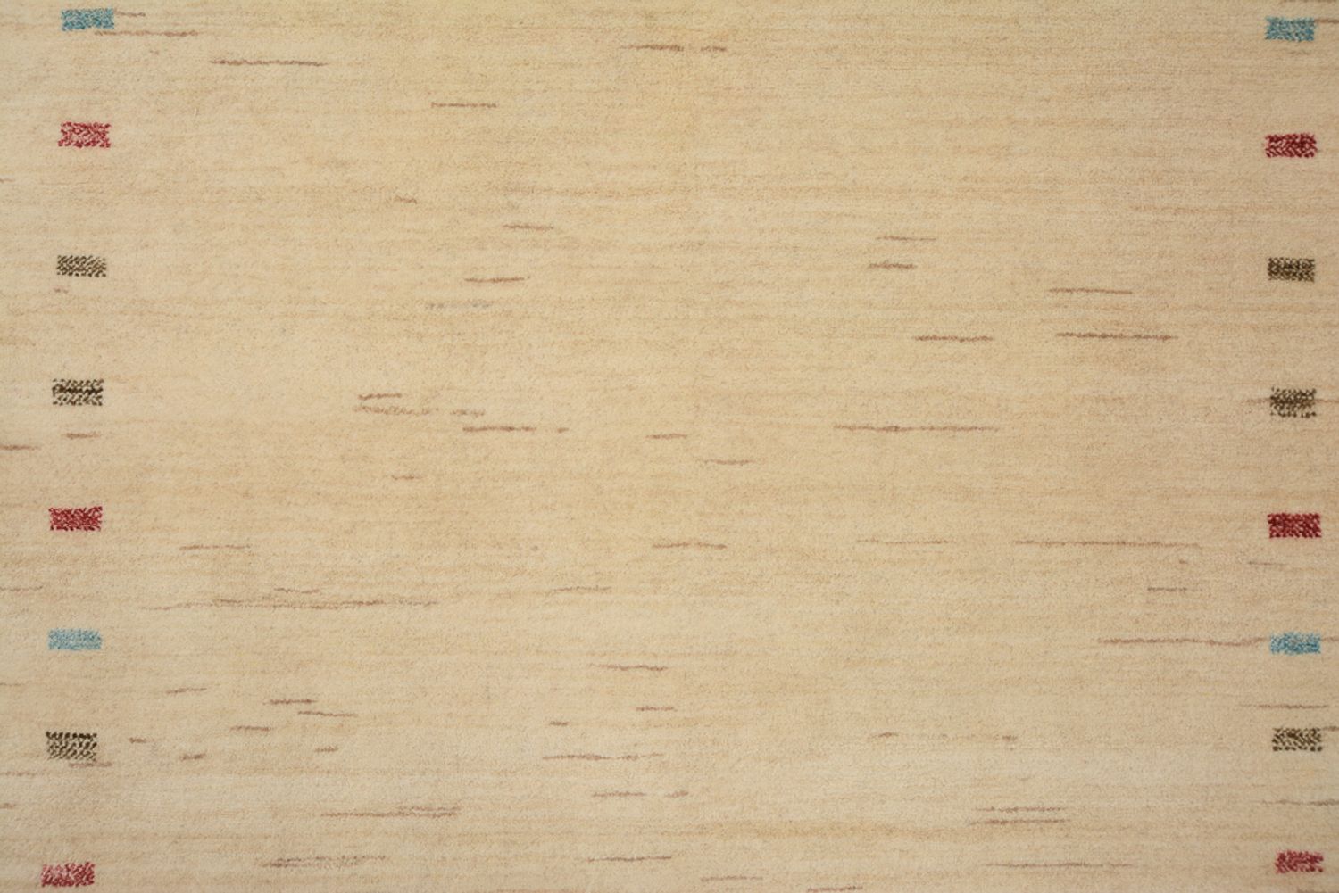 Alfombra Gabbeh - Loribaft Indus - 199 x 155 cm - beige claro