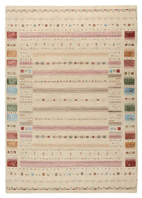 Alfombra Gabbeh - Loribaft Indus - 246 x 174 cm - beige claro