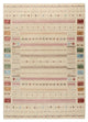 Alfombra Gabbeh - Loribaft Indus - 246 x 174 cm - beige claro