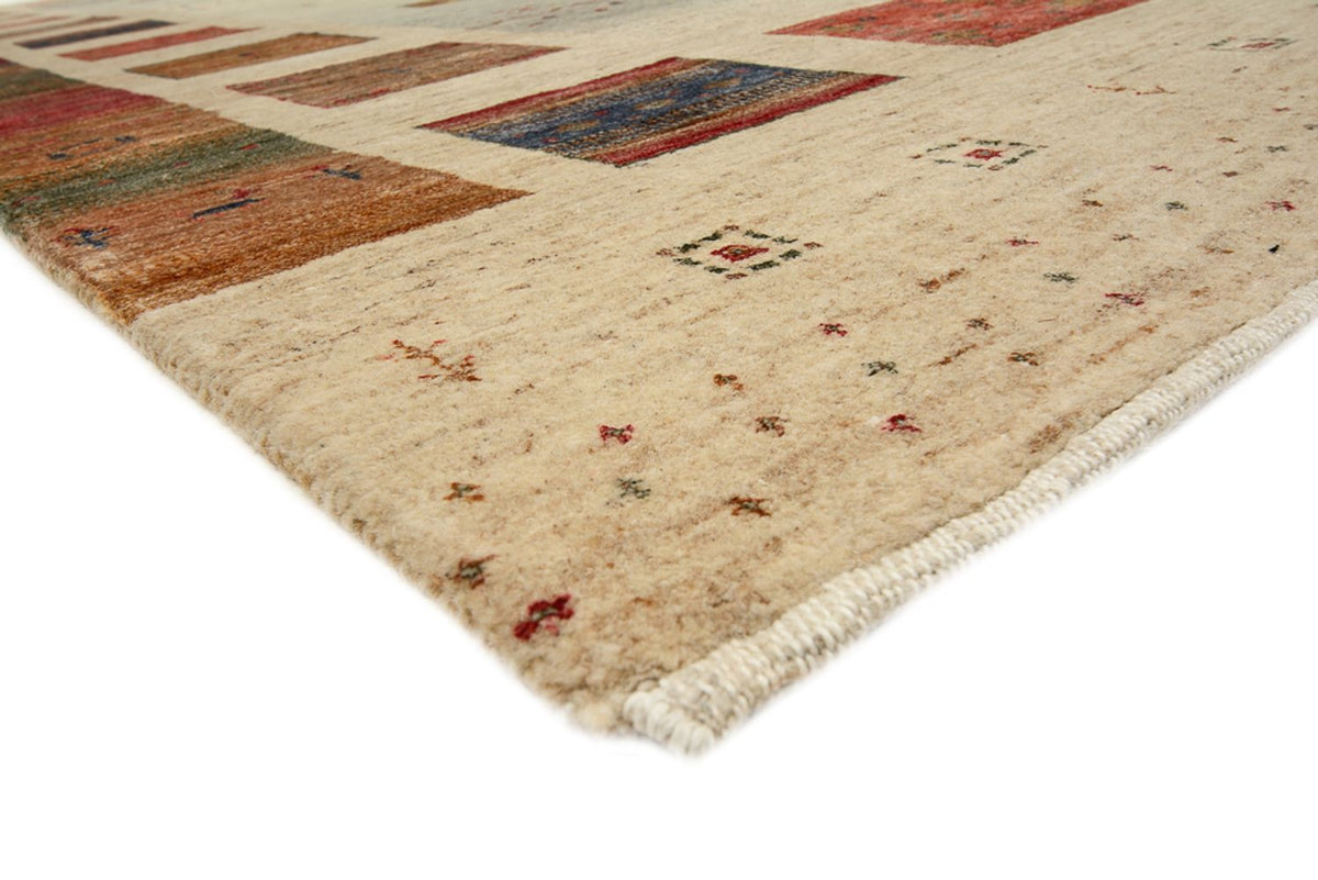Alfombra Gabbeh - Loribaft Indus - 306 x 205 cm - beige claro