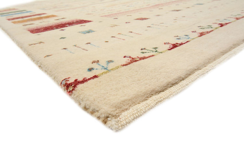 Alfombra Gabbeh - Loribaft Indus - 356 x 251 cm - beige claro