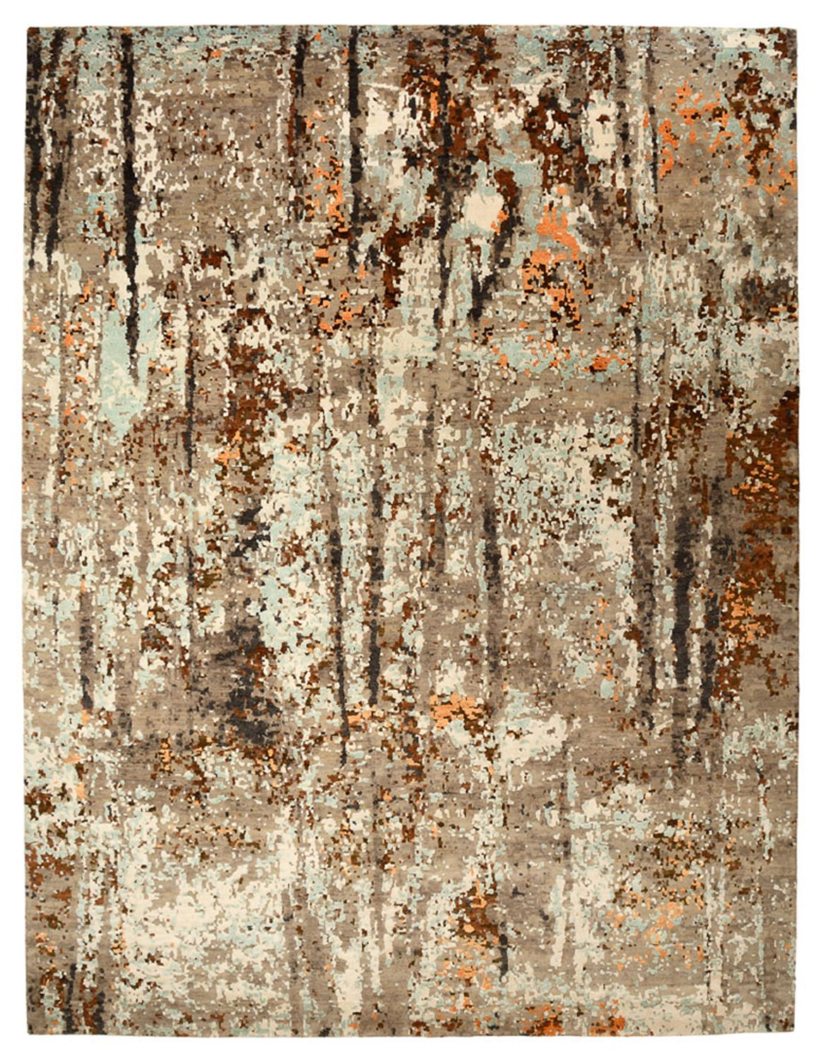 Alfombra de diseño - 361 x 277 cm - multicolor