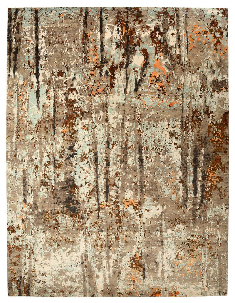 Alfombra de diseño - 361 x 277 cm - multicolor