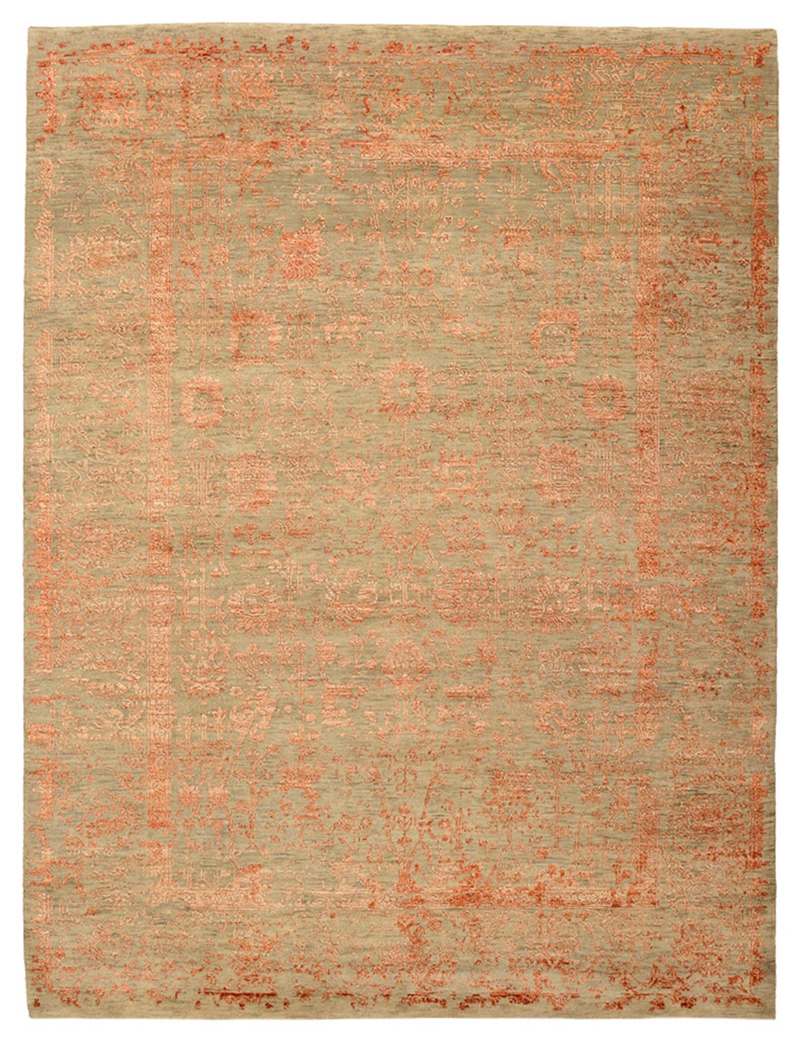 Alfombra de diseño - 231 x 175 cm - óxido