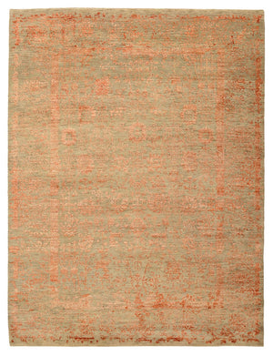 Alfombra de diseño - 231 x 175 cm - óxido