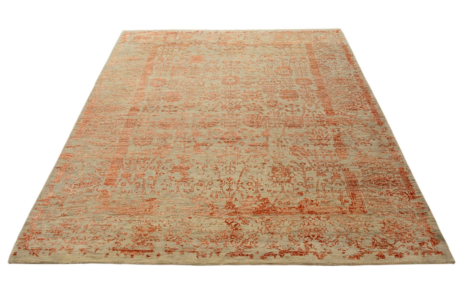 Alfombra de diseño - 231 x 175 cm - óxido