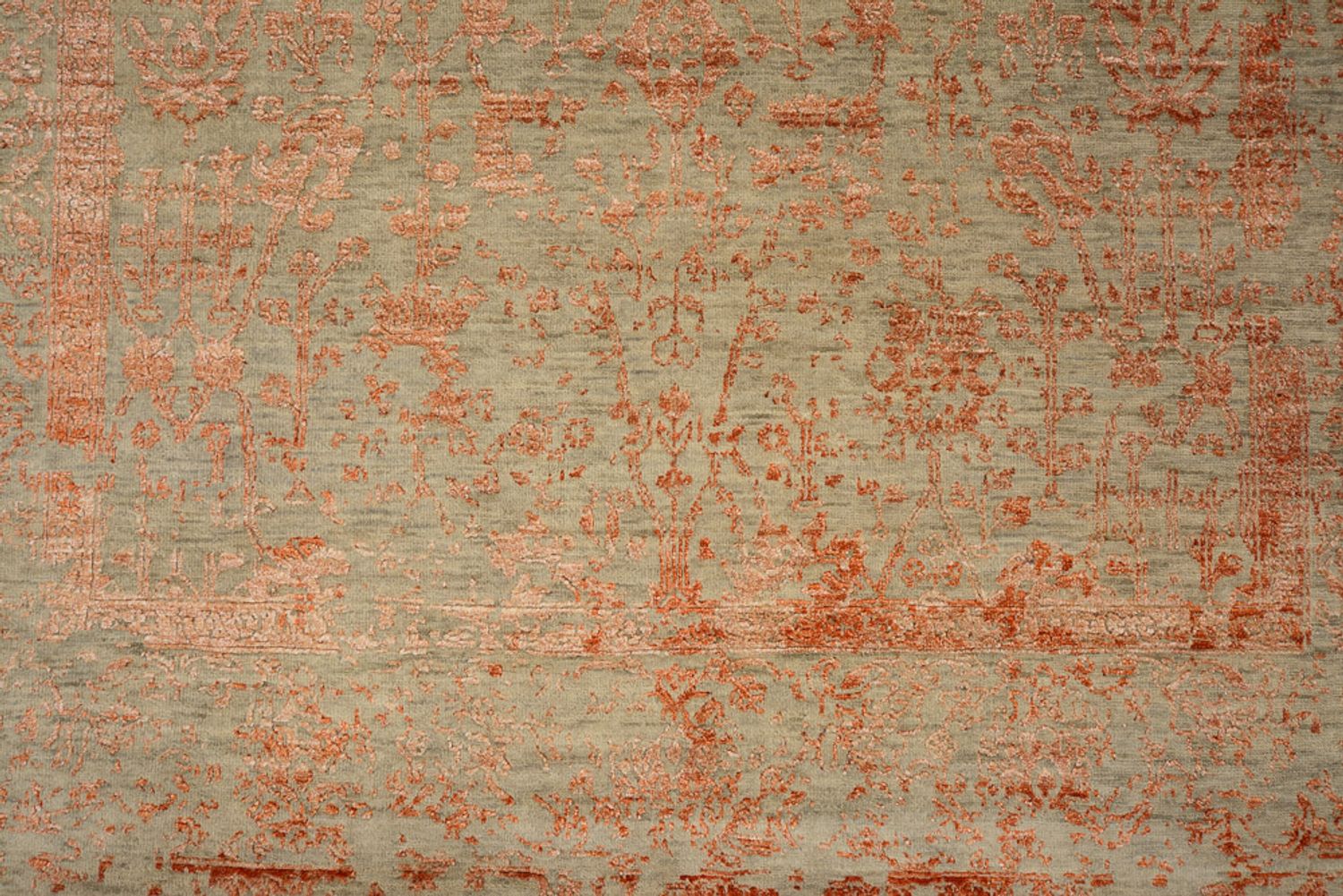 Alfombra de diseño - 231 x 175 cm - óxido