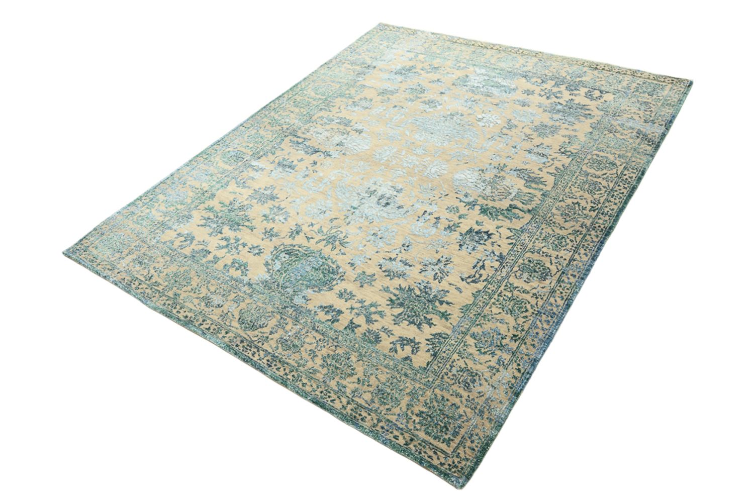 Alfombra de diseño - 201 x 155 cm - beige claro