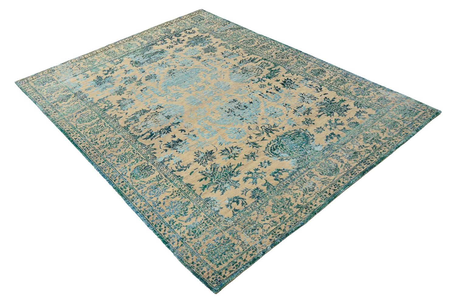 Alfombra de diseño - 201 x 155 cm - beige claro